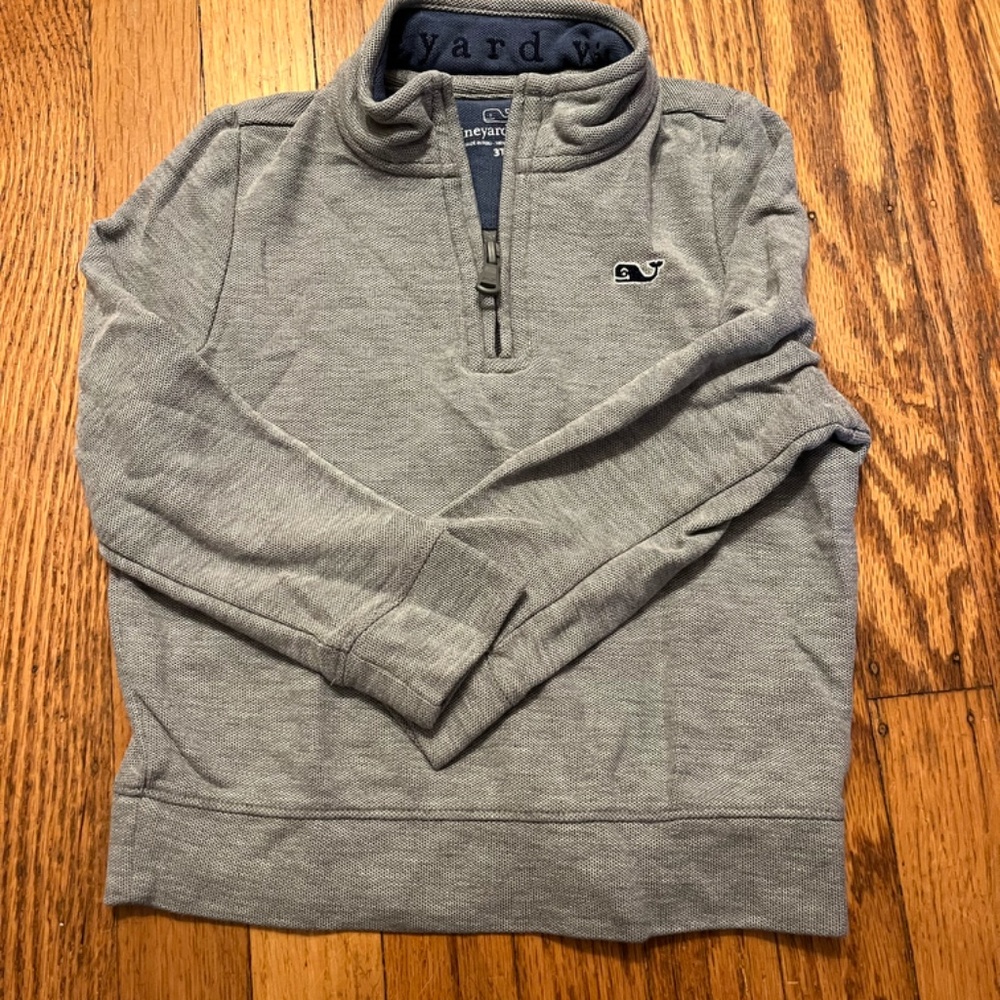 Vineyard Vines 3T Pima Cotton Half Zip